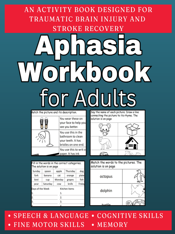 Aphasia Workbook for Adults
