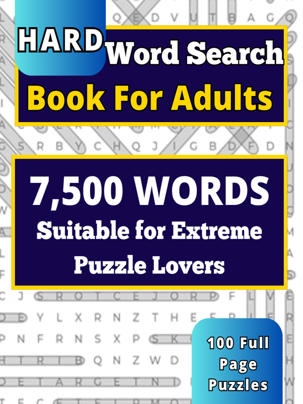 Extreme Hard Word Search for Adults