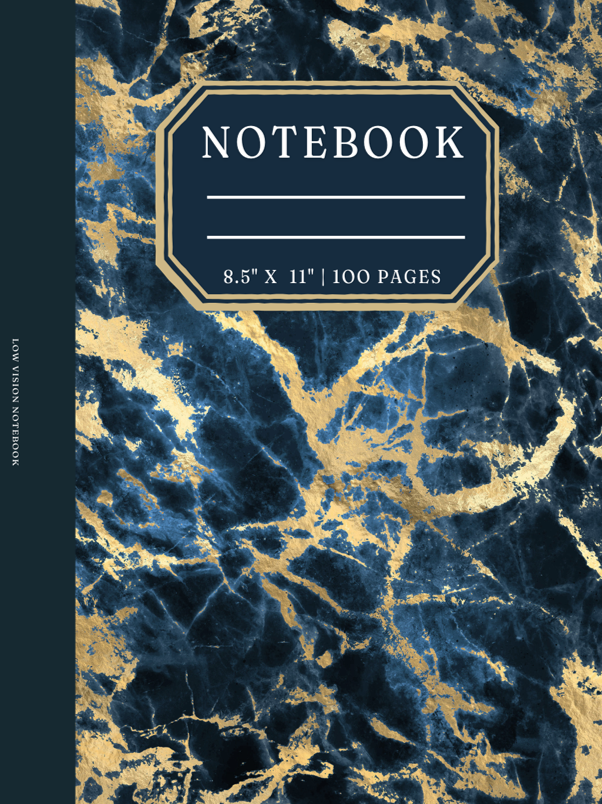 Low Vision Notebok for Elderly Adults