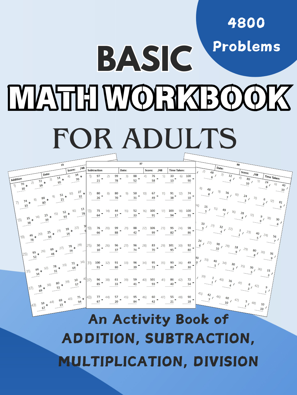 Math Workbook for Adults
