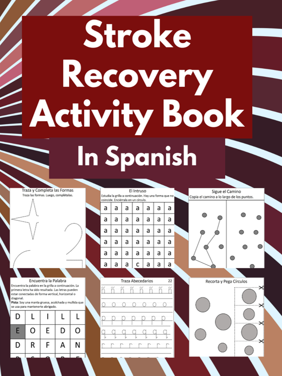 Stroke Recovery Activity Book in Spanish