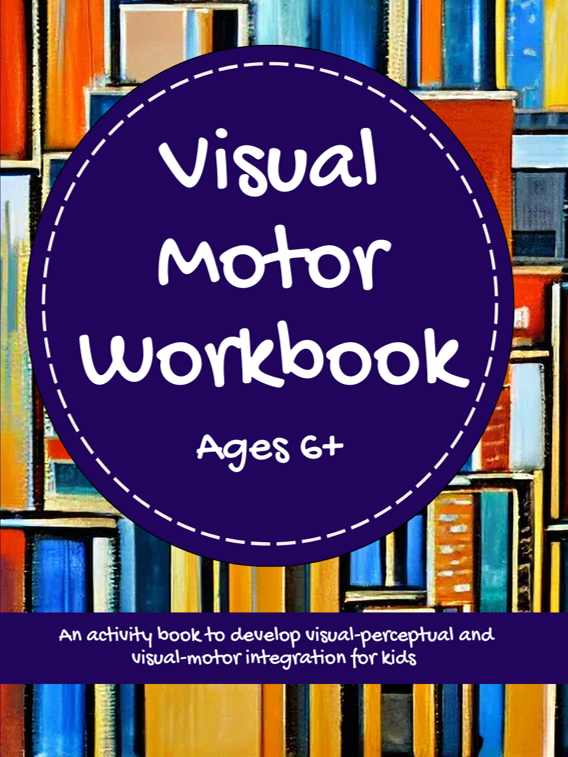 Visual Motor workbook for kids ages 6+