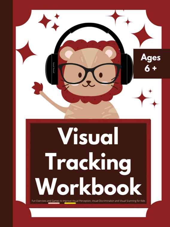 Visual Tracking Workbook for kids ages 6+
