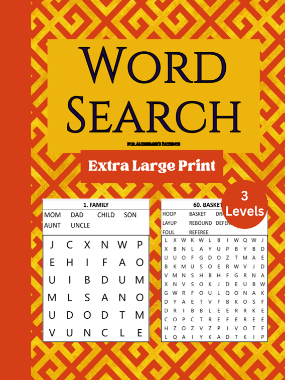 Word Search for Alzheimer Patients